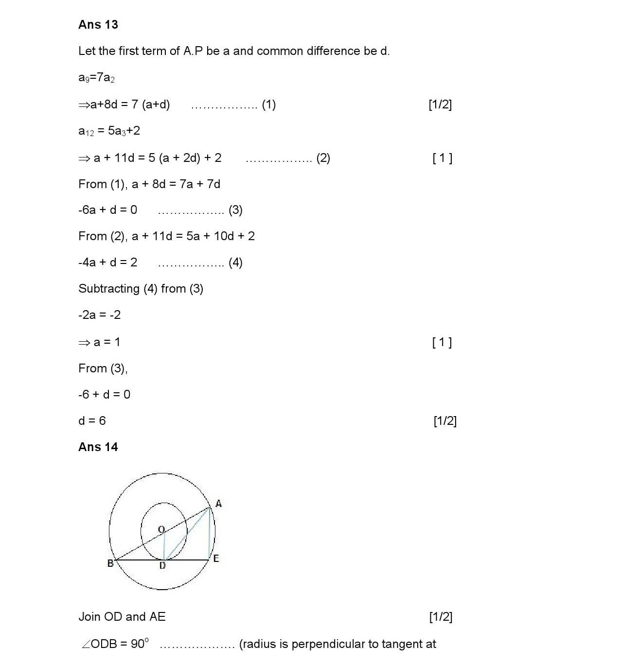 Mathematics CBSE Class X Sample Question Paper 2015 16 - Image 10