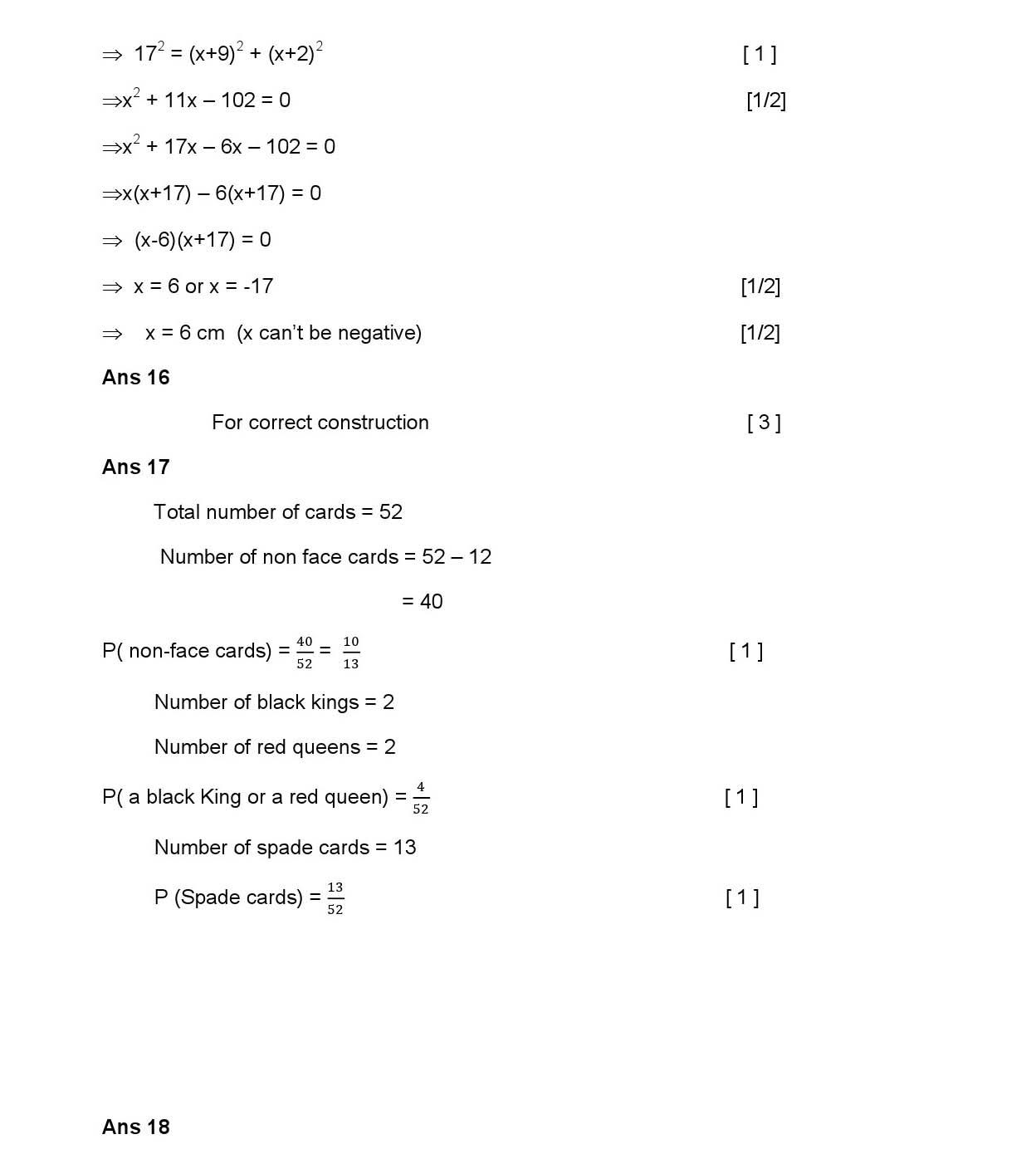 Mathematics CBSE Class X Sample Question Paper 2015 16 - Image 12