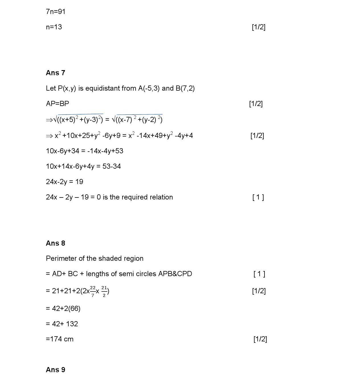 Mathematics CBSE Class X Sample Question Paper 2015 16 - Image 7
