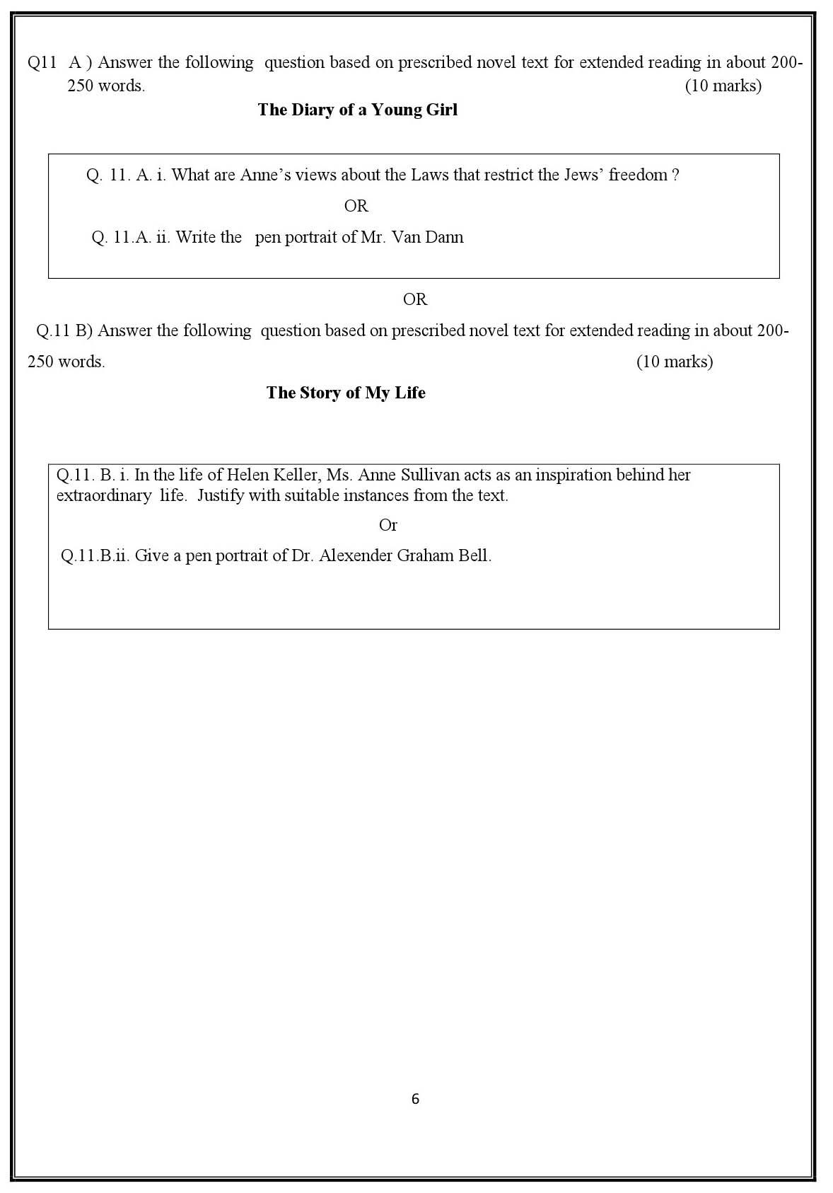 English Communicative CBSE Class X Sample Question Paper 2017 18 - Image 6