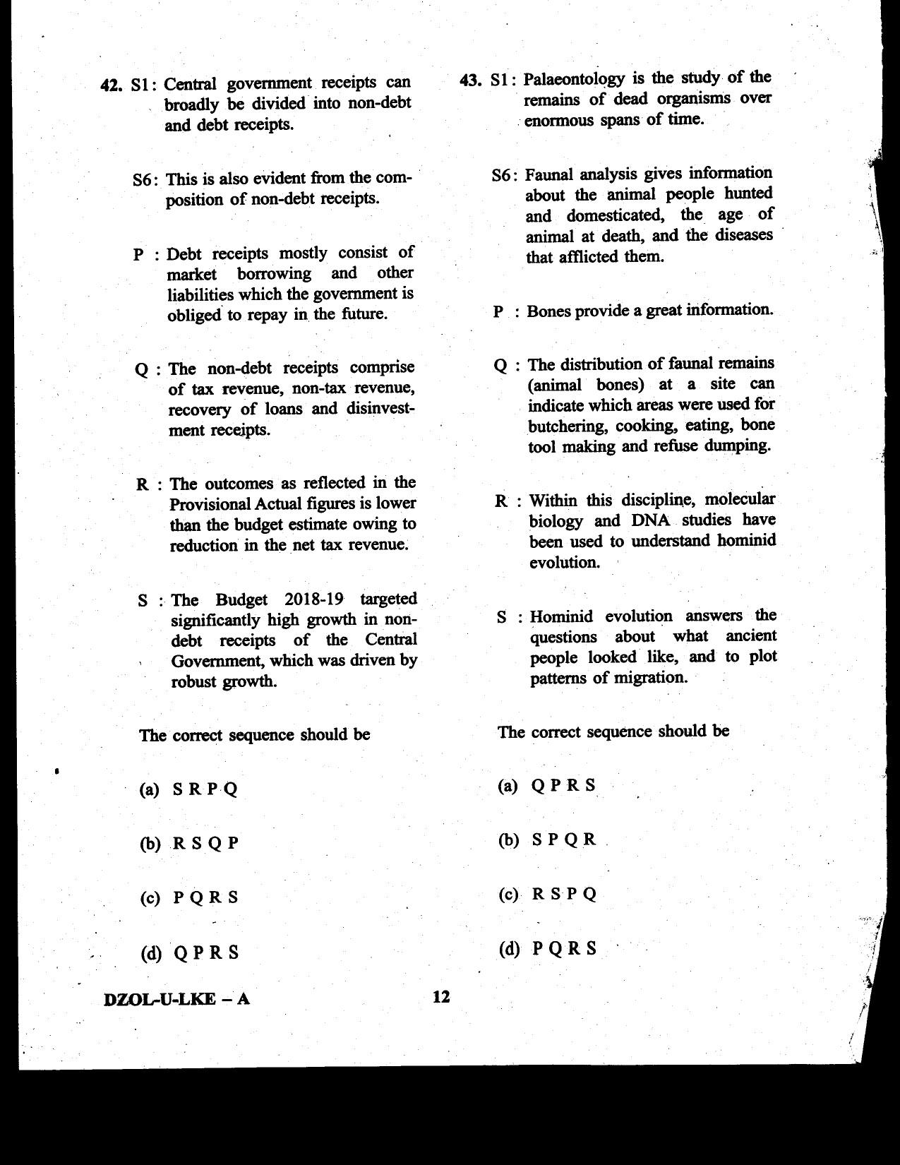 CDS II Examination 2020 English Question Paper - Image 12
