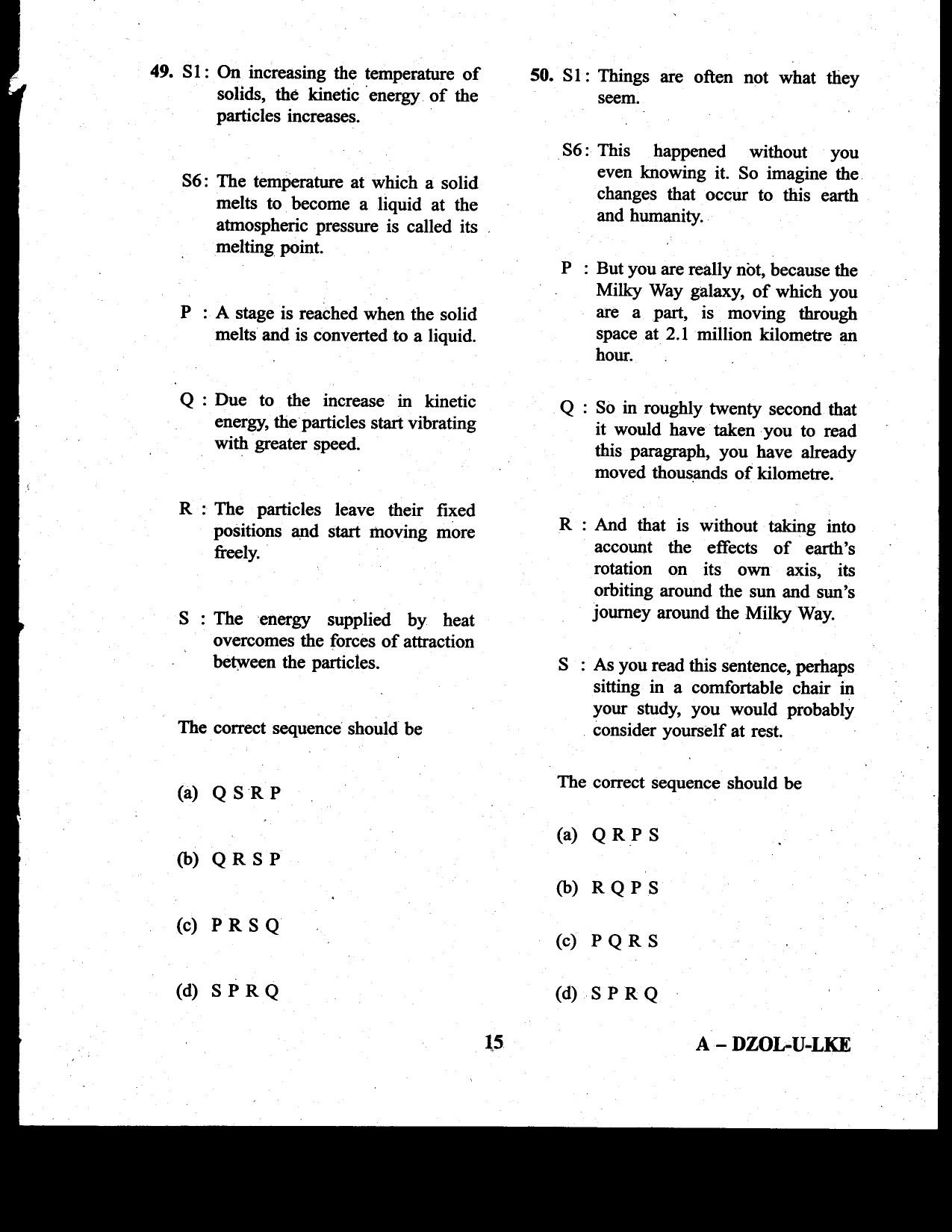 CDS II Examination 2020 English Question Paper - Image 15
